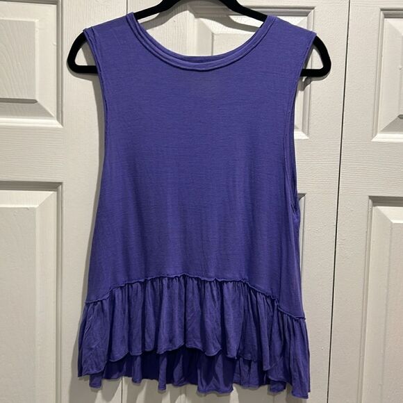 Chaser Purple Sleeveless Top, Size Medium - Picture 2 of 8